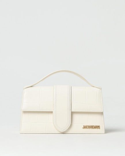 Jacquemus Ivory Cocco Le Grand Bambino Handbag