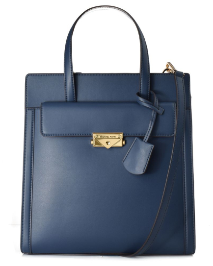 Michael Kors Blue Leather Handbag