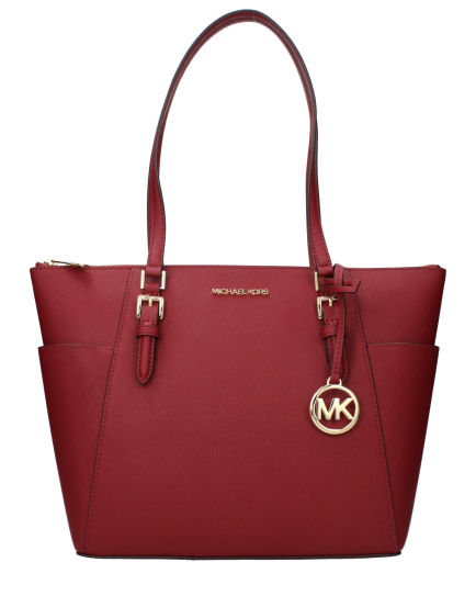 Michael Kors Red Leather Shoulder Bag