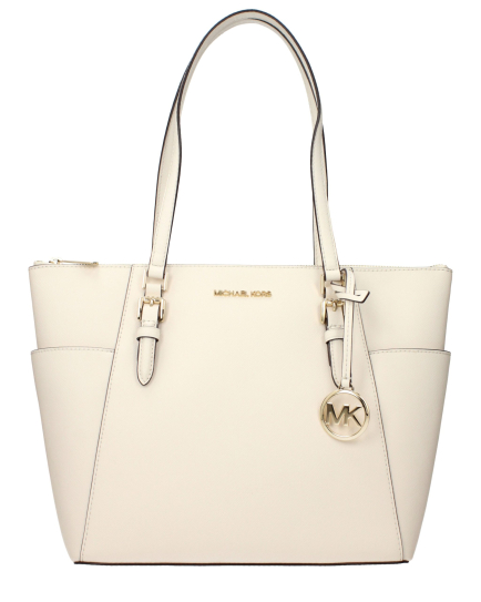 Michael Kors Beige Leather Shoulder Bag