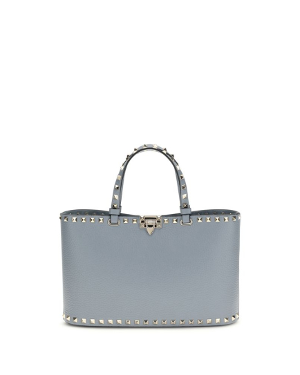 Valentino Garavani Blue Calf Leather Bos Taurus Shoulder Bag