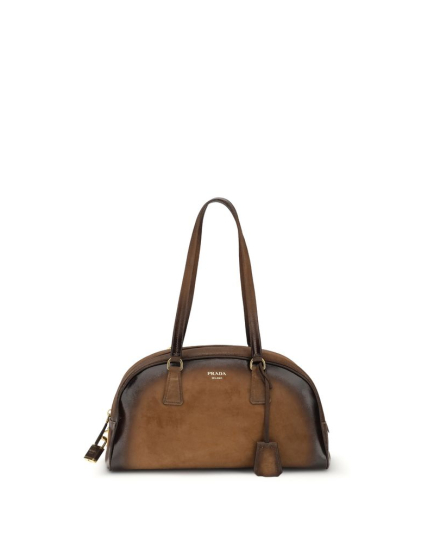 Prada Multicolor Calf Leather Bos Taurus Shoulder Bag