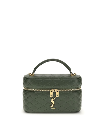 Saint Laurent Bicolor Calf Leather Bos Taurus Shoulder Bag