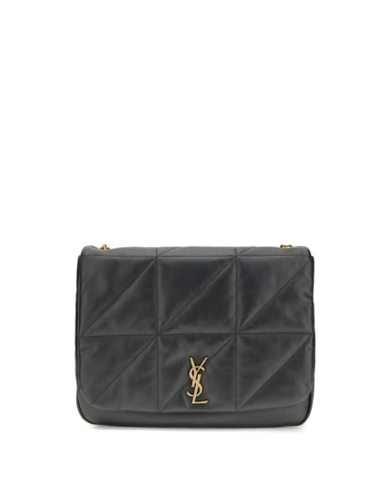 Saint Laurent Black Lamb Ovis Aries Aries Shoulder Bag