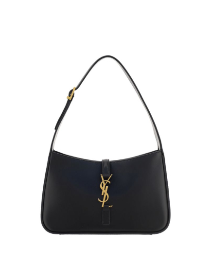 Saint Laurent Black Calf Leather Bos Taurus Handbag