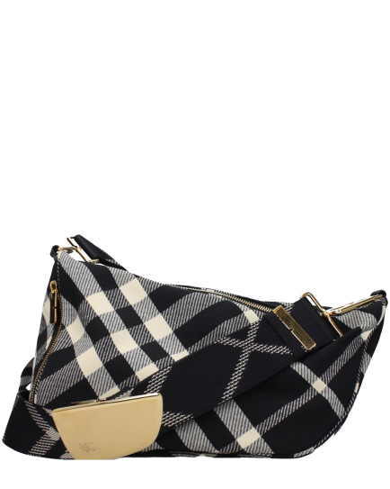 Burberry Black Fabric Crossbody Bag