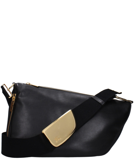 Burberry Black Leather Crossbody Bag