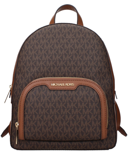 Michael Kors Brown Fabric Backpack