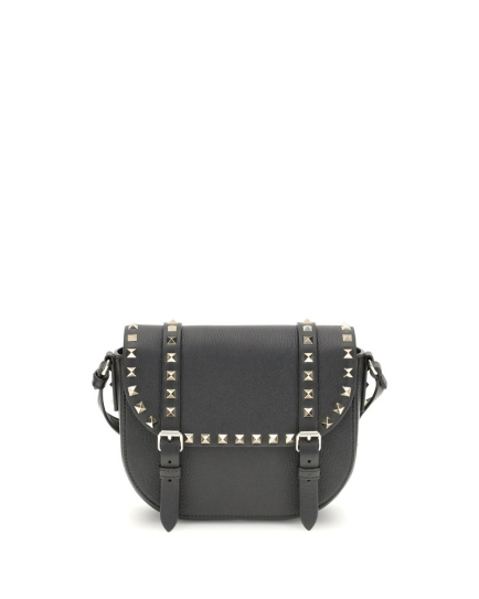 Valentino Garavani Beige Calf Leather Bos Taurus Shoulder Bag