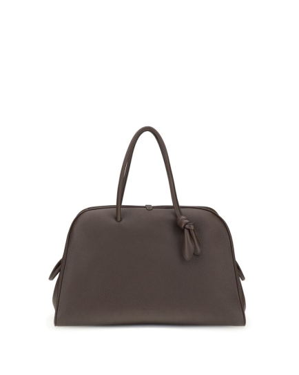 Jacquemus Brown Calf Leather Bos Taurus Handbag