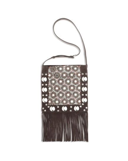 Valentino Garavani Brown Leather Shoulder Bag