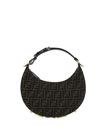 Fendi Brown Polyester Shoulder Bag