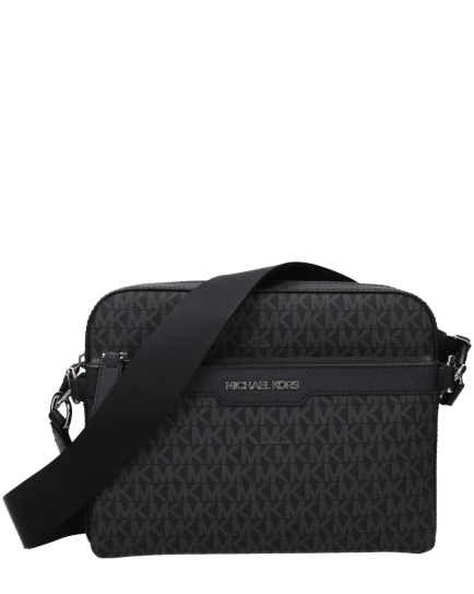 Michael Kors Black Fabric Crossbody Bag