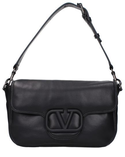 Valentino Garavani Black Leather Handbag