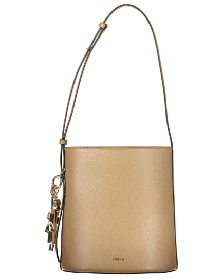 Furla Marrone Leather Woman Bucket Bag