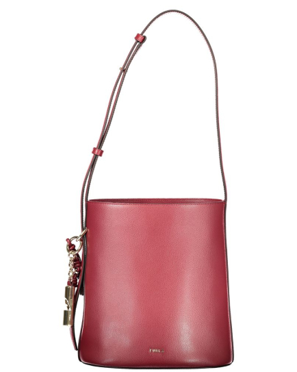 Furla Rosso Leather Woman Bucket Bag