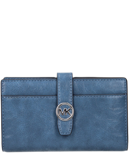 Michael Kors Light Blue Leather Wallet