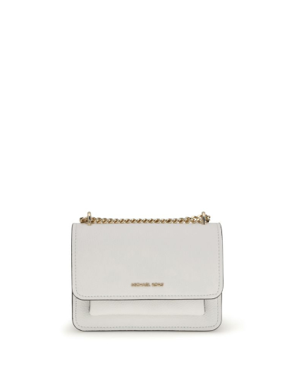 Michael Kors White Calf Leather Bos Taurus Wallet