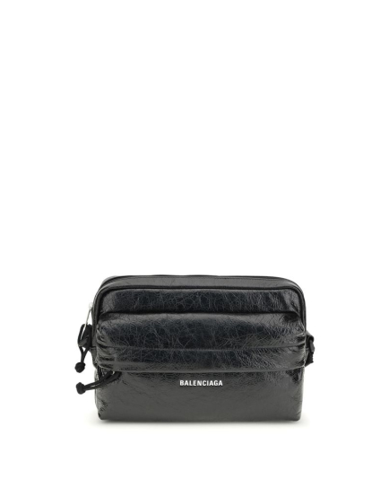 Balenciaga Black Lamb Ovis Aries Aries Shoulder Bag