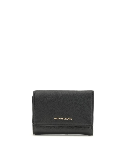 Michael Kors Black Calf Leather Bos Taurus Wallet