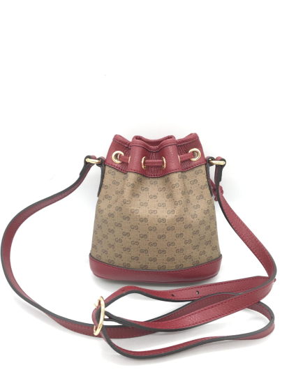 Doraemon X Gucci PRE-OWNED Coated Canvas Bucket Bag