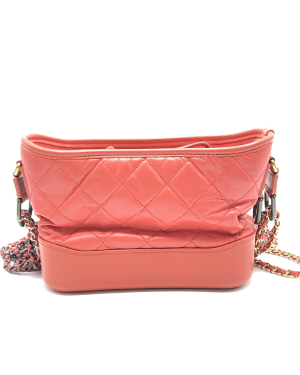 Chanel PRE-OWNED Red Gabriel Chain Shoulder Bag