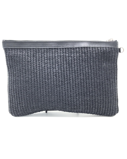 Saint Laurent PRE-OWNED Rive Gauche Zipped Pouch In Black