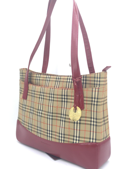 Burberry PRE-OWNED Nova Check Tote Bag