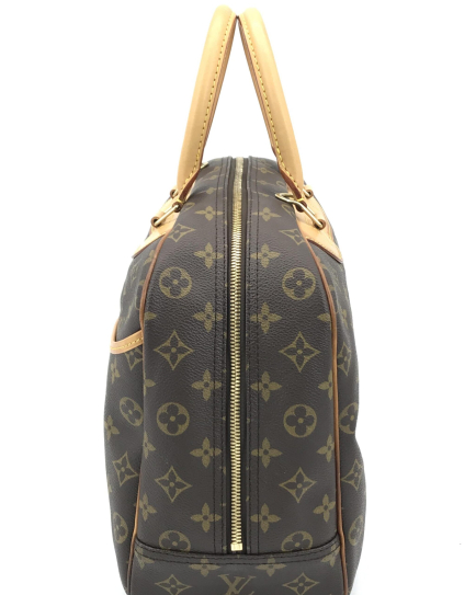 Louis Vuitton PRE-OWNED Monogram Deauville Handbag With Brown Details