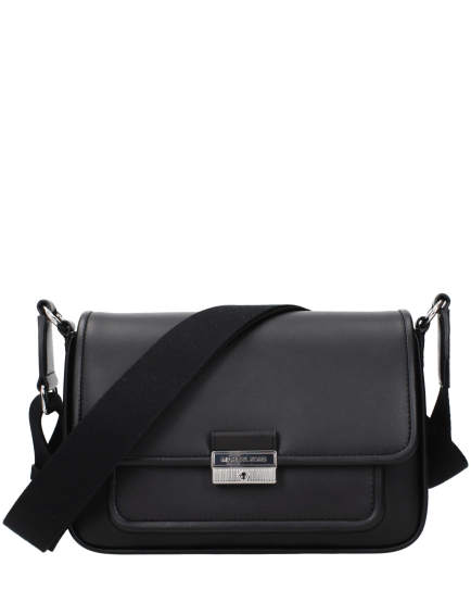 Michael Kors Black Leather Crossbody Bag