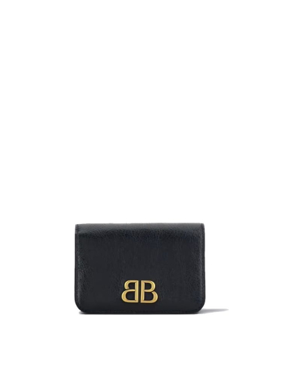 Balenciaga Black Lamb Leather Cardholder