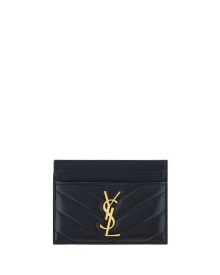 Saint Laurent Black Lamb Ovis Aries Aries Wallet