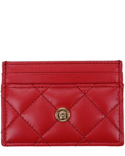 Versace Red Leather Cardholder