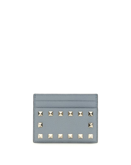 Valentino Garavani Blue Calf Leather Bos Taurus Wallet