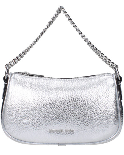 Michael Kors Gray Leather Handbag