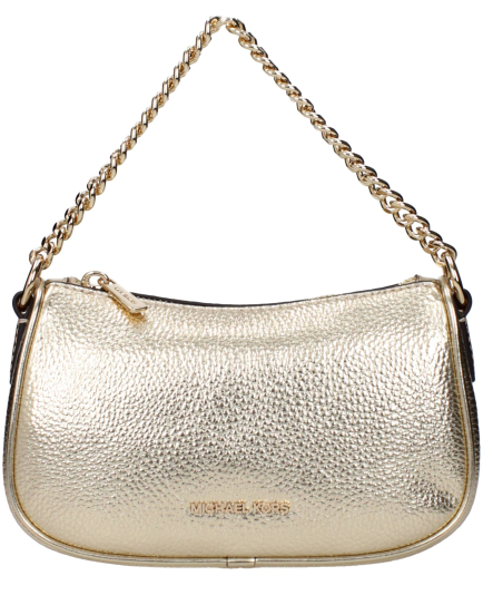 Michael Kors Gold Leather Handbag