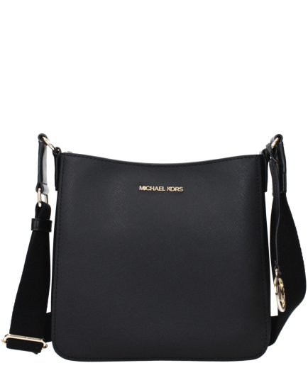 Michael Kors Black Leather Crossbody Bag