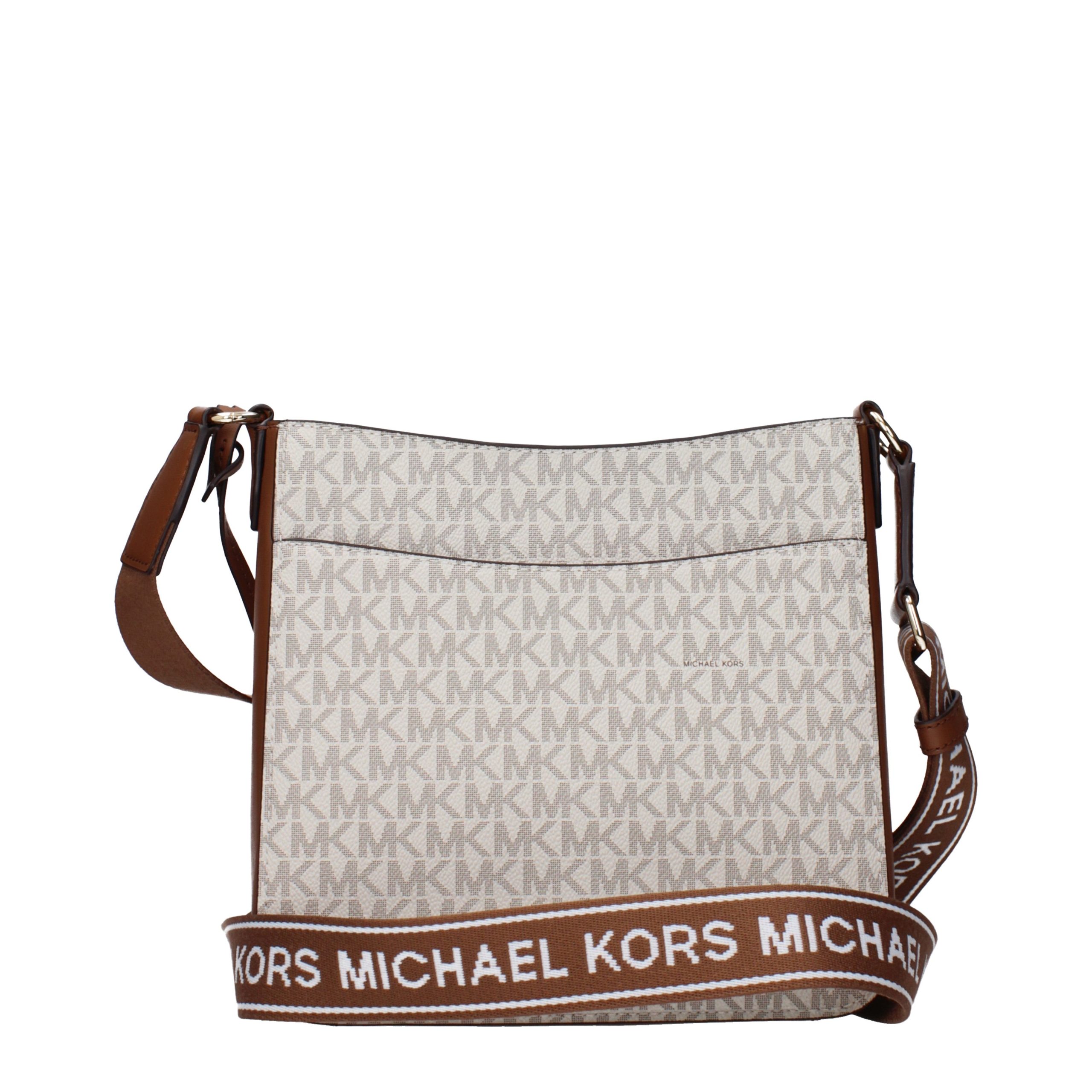 Michael Kors Beige Fabric Crossbody Bag - Image 3