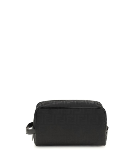 Fendi Black Polyester Luggage And Travel