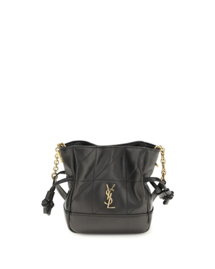 Saint Laurent Black Lamb Ovis Aries Aries Shoulder Bag