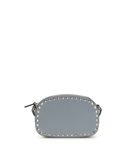 Valentino Garavani Blue Calf Leather Bos Taurus Shoulder Bag