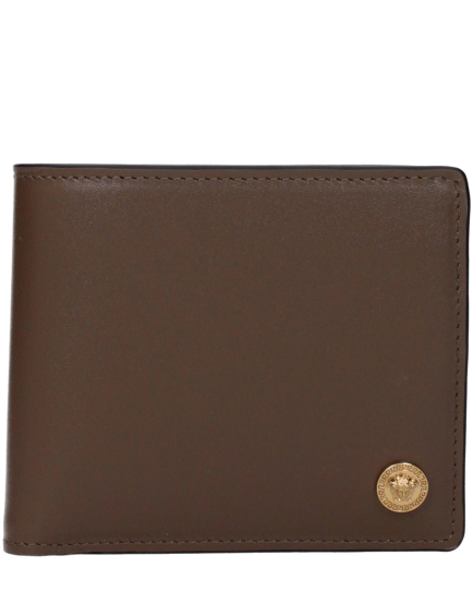 Versace Brown Leather Wallet
