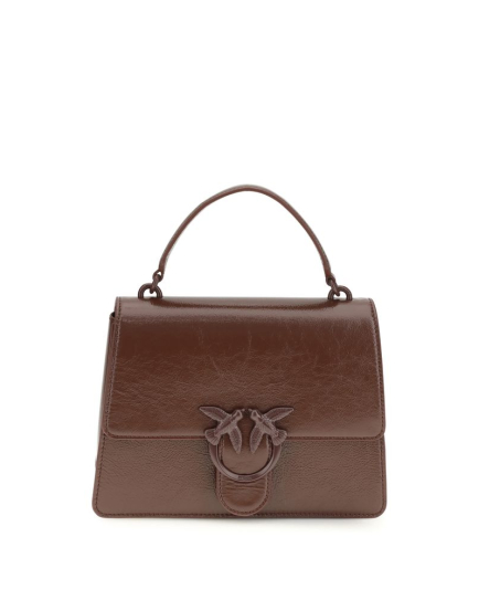 PINKO Brown Lamb Ovis Aries Aries Handbag