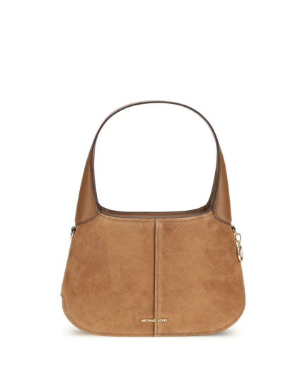 Michael Kors Beige Calf Leather Bos Taurus Shoulder Bag