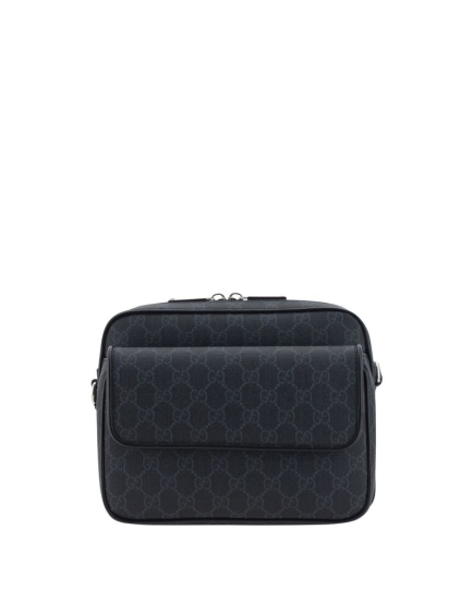 Gucci Gray Fabric Shoulder Bag