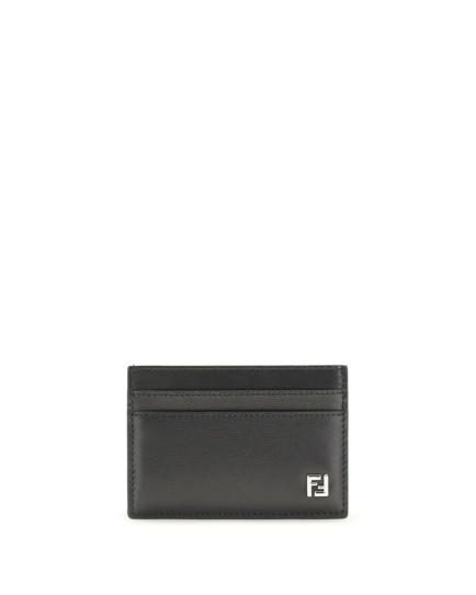 Fendi Black Calf Leather Bos Taurus Wallet
