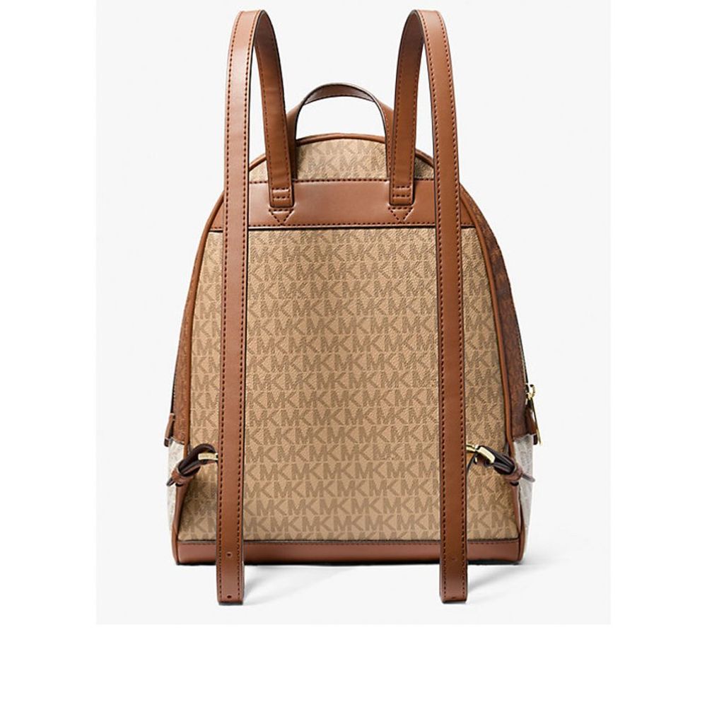 Michael Kors Brown Leather Backpack - Image 2