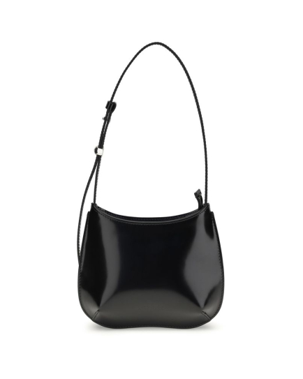 Jacquemus Black Calf Leather Bos Taurus Shoulder Bag