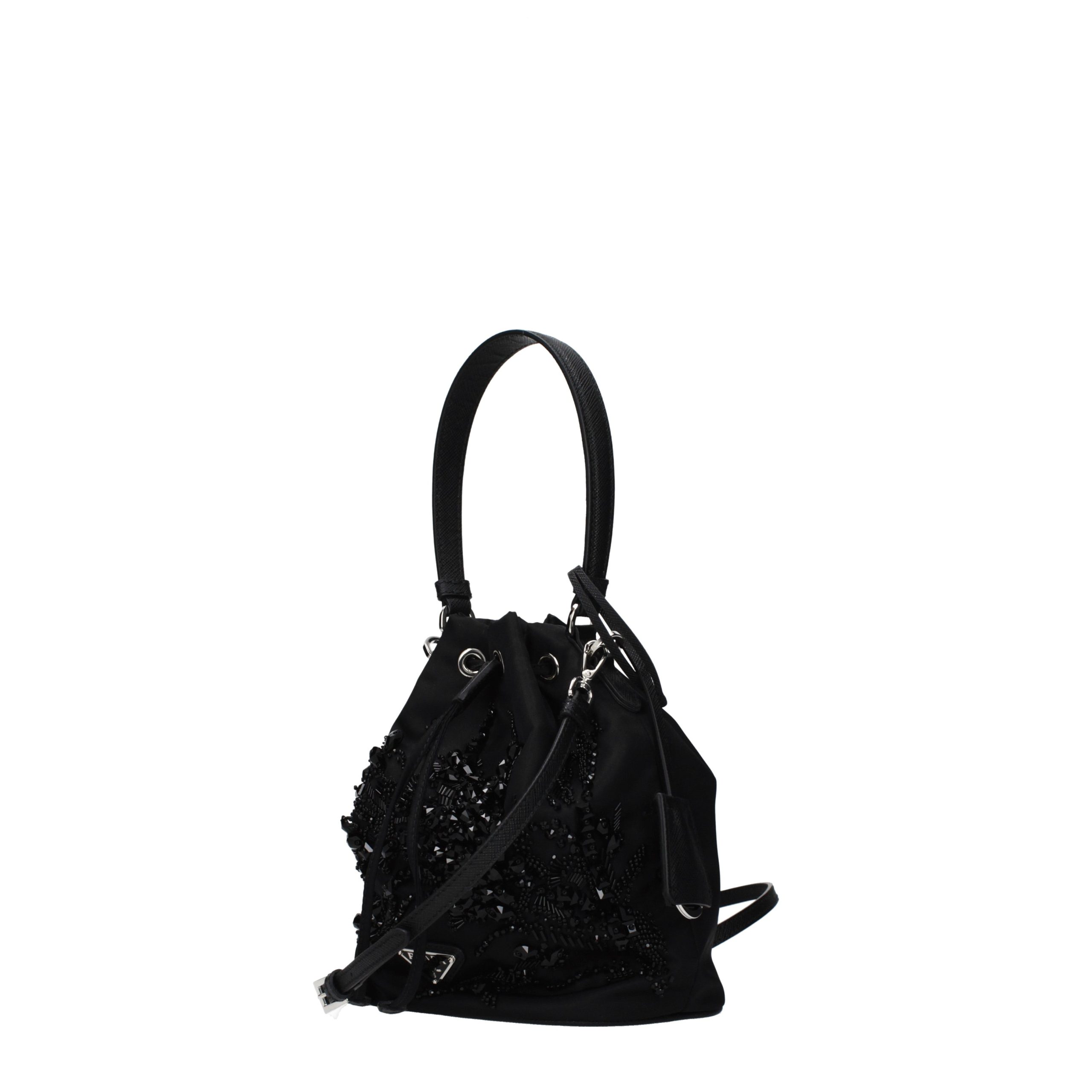 Prada Black Fabric Handbag - Image 2