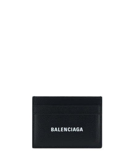 Balenciaga Black Calf Leather Bos Taurus Wallet